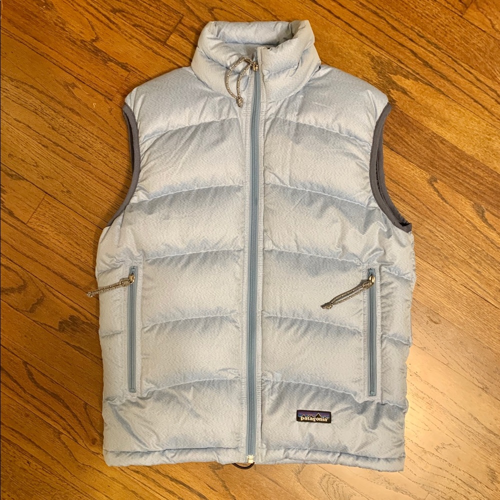 Patagonia Down Filled Puffer Vest Blue XS